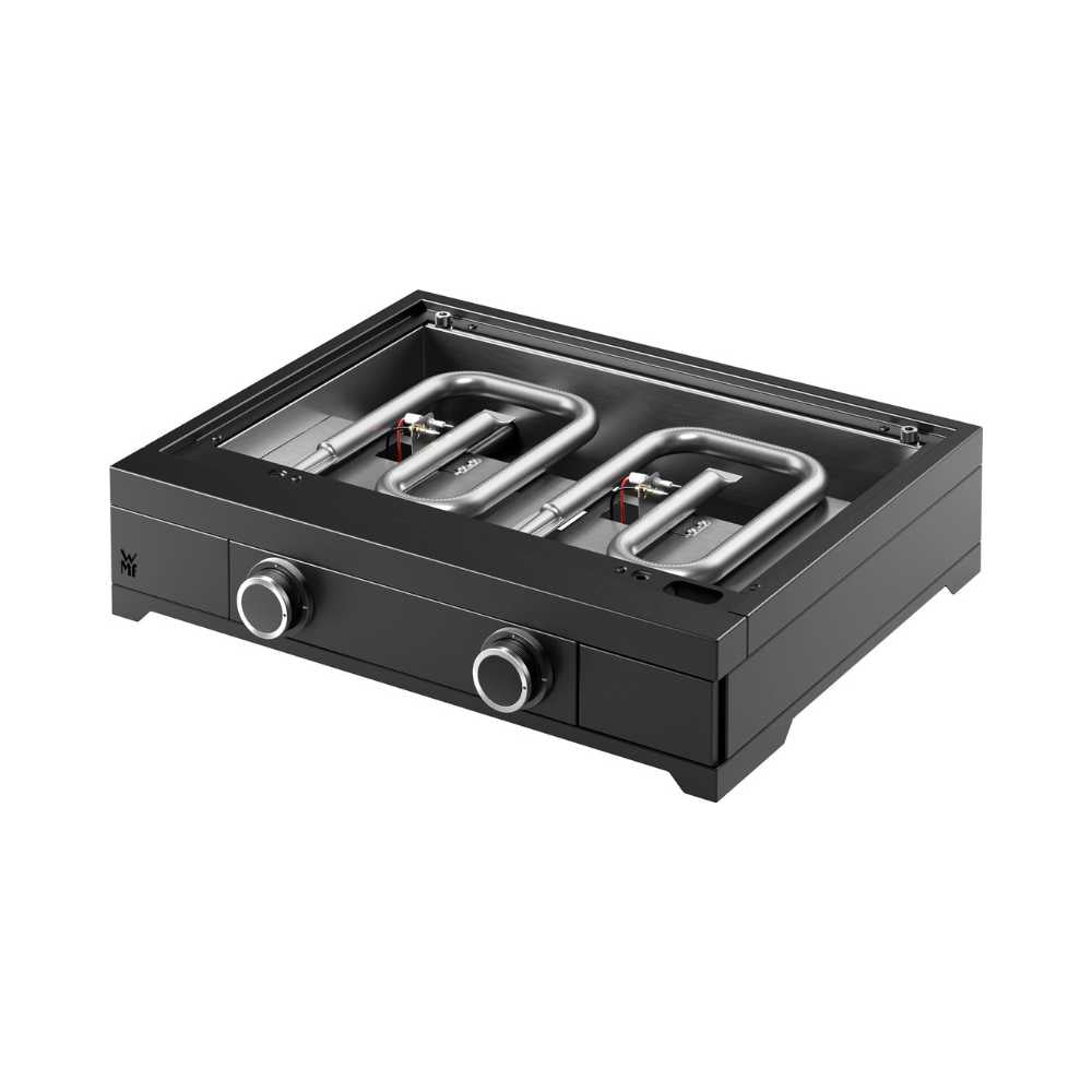 WMF Plancha-Set 🔥 Gas-Grillplatte mit Deckel & Schutzhaube (60 cm, gasbetrieben)