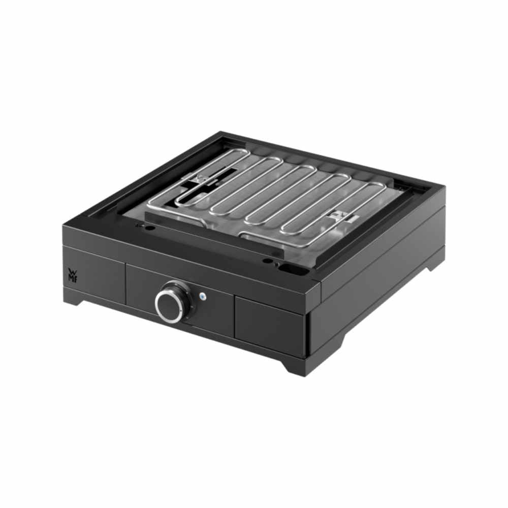 WMF Plancha-Set ⚡️ Elektro-Grillplatte mit Deckel & Schutzhaube (45 cm, elektrisch)