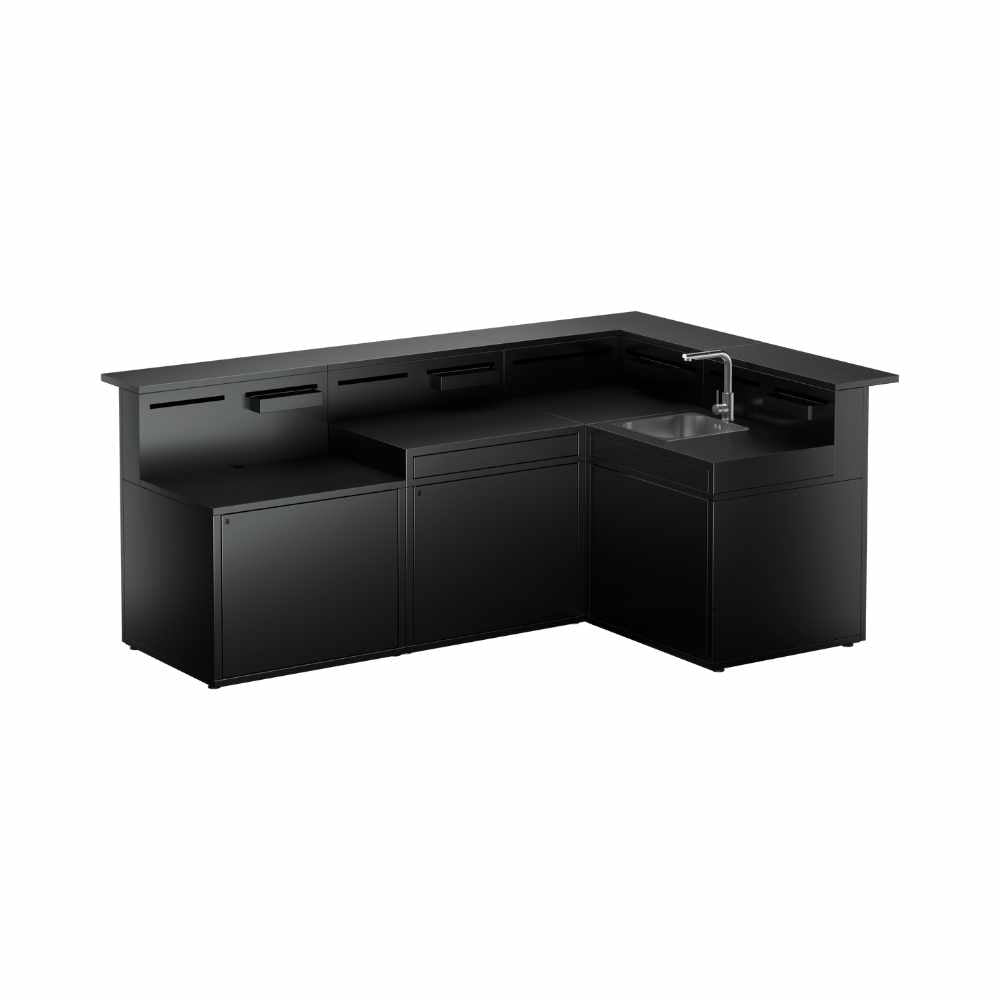 WMF Outdoor-Küche DIE KOMFORTABLE 270x180 cm Außenküche Küchenmodul