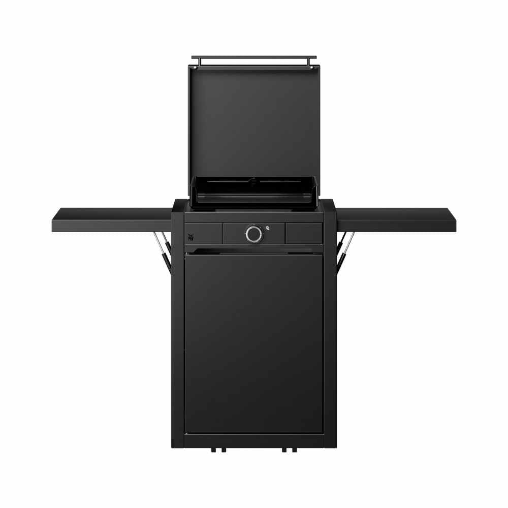 WMF Plancha-Grillwagen-Set ⚡️ Elektro-Grillplatte mit Wagen, Deckel & Schutzhaube (45 cm, elektrisch)