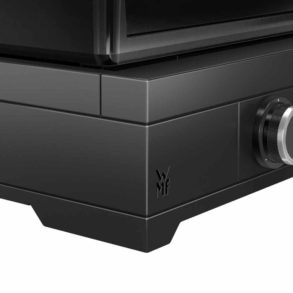 WMF Plancha-Grillwagen-Set 🔥 Gas-Grillplatte mit Wagen, Deckel & Schutzhaube (75 cm, gasbetrieben)