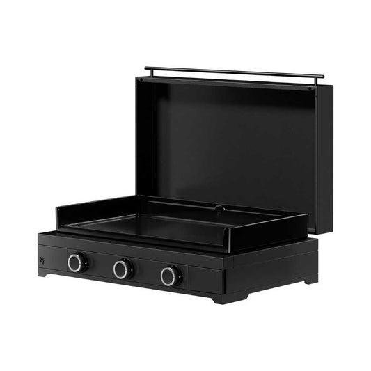 WMF Plancha-Set 🔥 Gas-Grillplatte mit Deckel & Schutzhaube (75 cm, gasbetrieben)