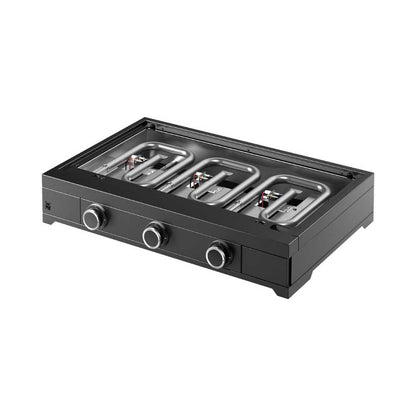 WMF Plancha-Set 🔥 Gas-Grillplatte mit Deckel & Schutzhaube (75 cm, gasbetrieben)