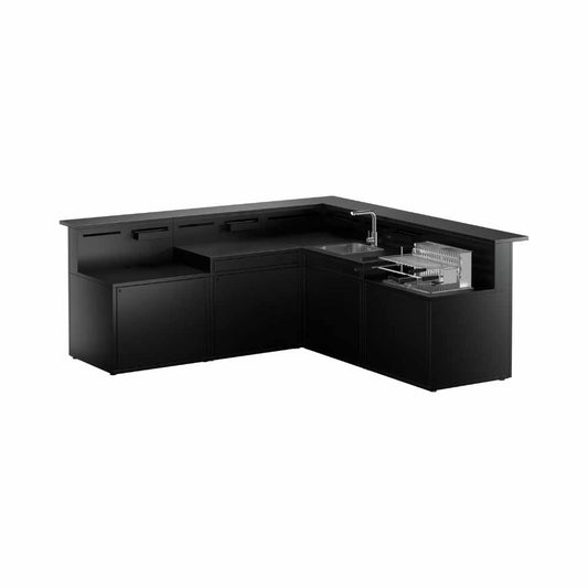 WMF Outdoor-Küche DIE KOMPLETTE 270x270 cm Außenküche Küchenmodul