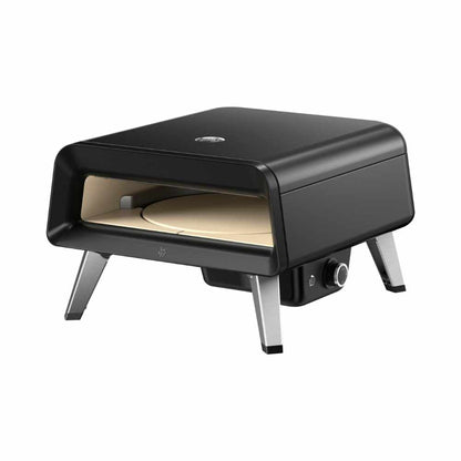 WMF Pizzaiolo Pro 🔥 Pizzaofen gasbetrieben mit rotierendem Pizzastein + Pizzaschieber Außenküche