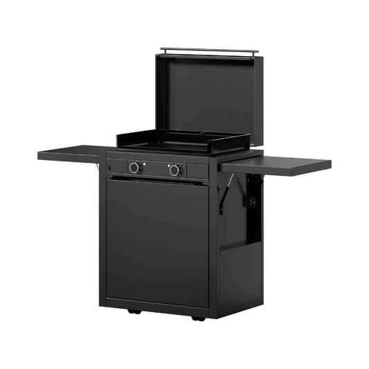 WMF Plancha-Grillwagen-Set ⚡️ Elektro-Grillplatte mit Wagen, Deckel & Schutzhaube (60 cm, elektrisch)